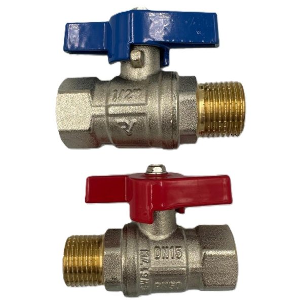 Robinet de Trecere Apa 3/4" FF cu Fluture si Bila PN 50 Roval