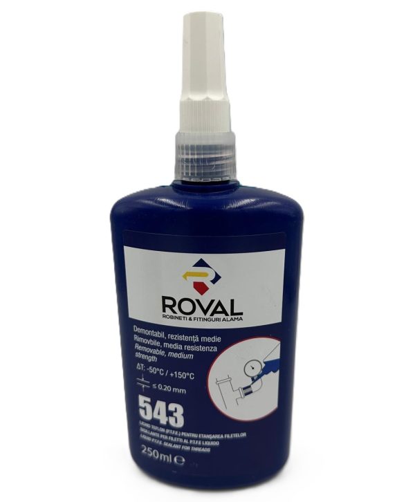 Teflon Lichid de Etansare 543 Pentru Filetele Metalice Adeziv 250 ML